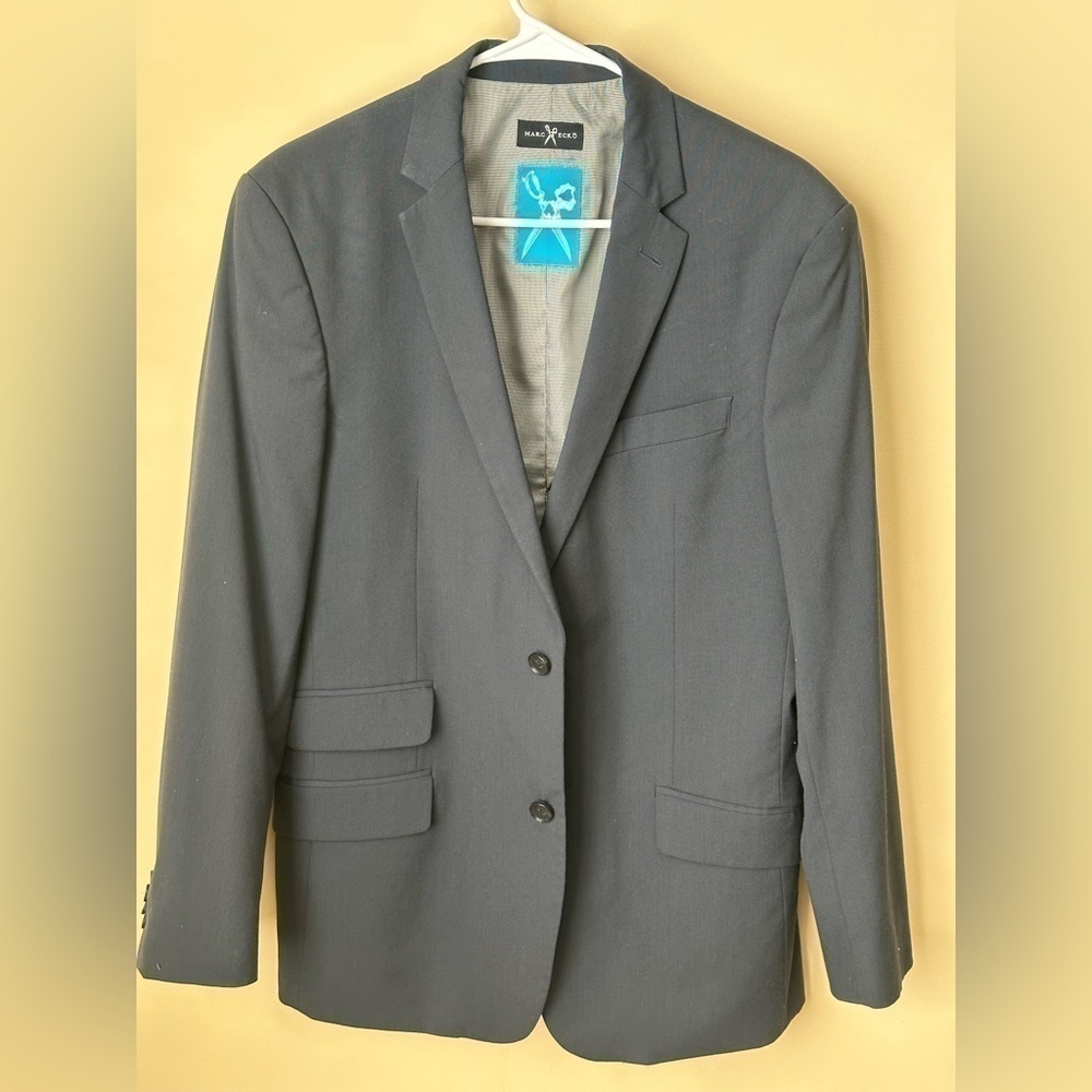 Marc Ecko Men’s Gray Blazer Size 40r - image 1